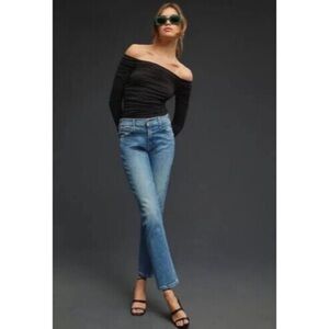 Mother Dazzler Ankle Jeans Women's 27 Tropic Like It's Hot Mid Rise $238